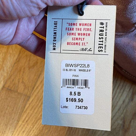 BNWT Idyllwind Miranda Lambert Leather Blush Women's Western Boots - 8.5 M - Picture 7 of 9